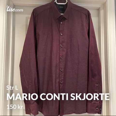 mario conti skjorte str L