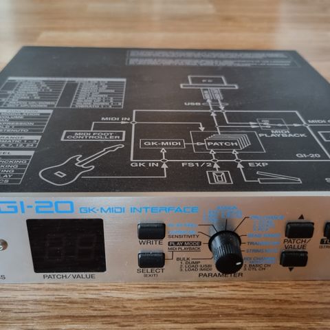 Roland GI-20 midi interface