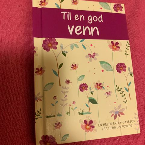 bok til en god venn:) 20kr