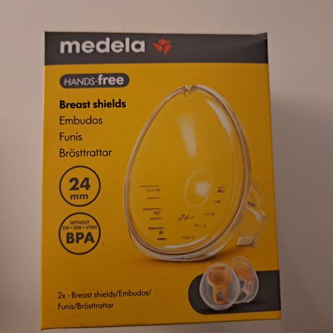 UBRUKTE Medela Hands-Free Brystskjold 2-pack