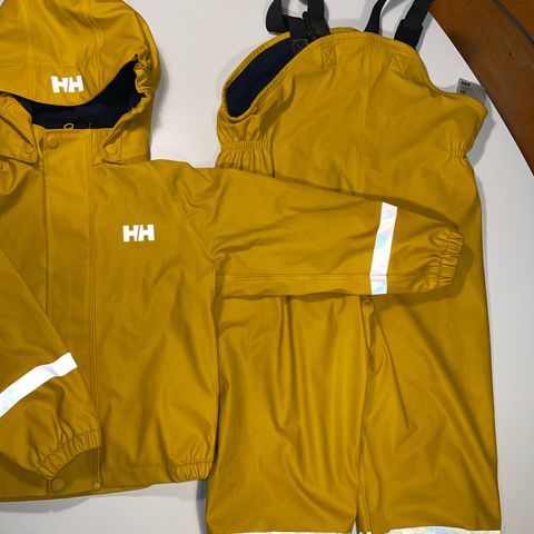 Helly Hansen regnsett med fleece str 104