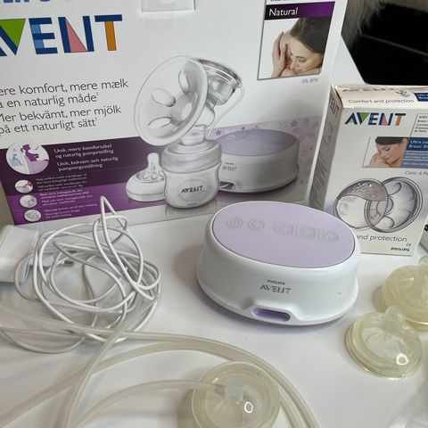 Avent Philips brystpumpe med utstyr