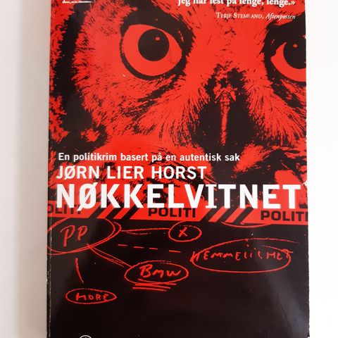Nøkkelvitnet: kriminalroman  Av  Jørn Lier Horst