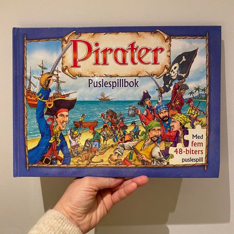 barnebøker Pirater puslespillebok