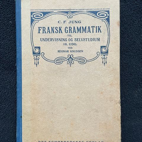 Fransk grammatik til undervisning og selvstudium 1922