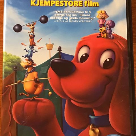 Cliffords Kjempestore film dvd 🇳🇴norsk tale