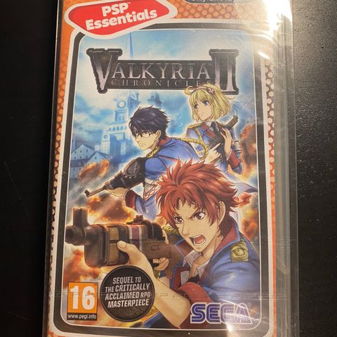 Valkyria Chronicles 2 til Psp (forseglet)