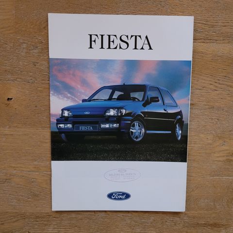 Brosjyre Ford Fiesta 1993 (12/92)