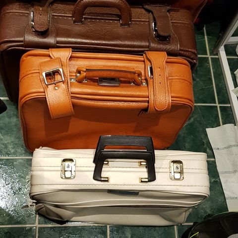 Vintage bags suitcase retro bag koffert