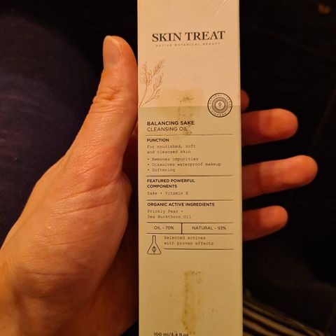 Uåpnet skin treat balancing sake cleansing oil