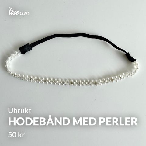 Hodebånd med perler