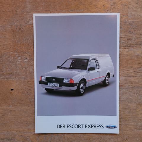 Brosjyre Ford Escort Express 1984