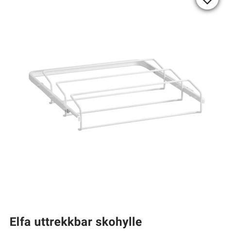 3 stk. Elfa skohyller