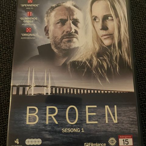 DVD: Broen - sesong 1 (4 disker)