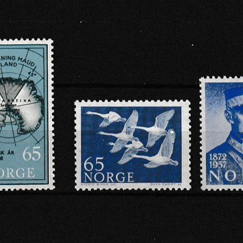 Norge 1956/57 - Liten lot høyverdige - postfriske (N-3)