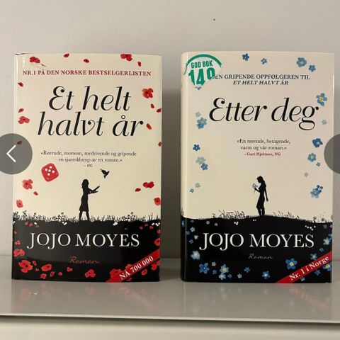 ! BØKER: «Et helt halvt år» og «Etter deg» av Jojo Moys