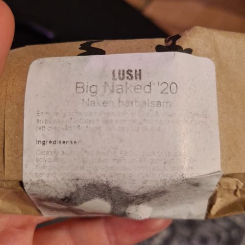 Uåpnet lush big naked hårbalsam