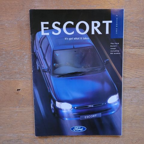 Brosjyre Ford Escort 1996 (september 1995)