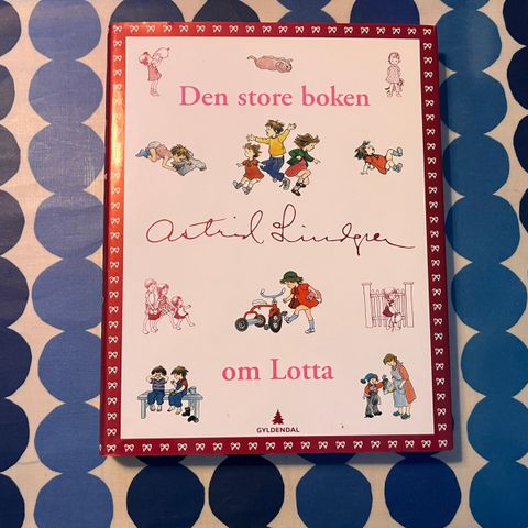 Pent brukt barnebok. Den store boken om Lotta.