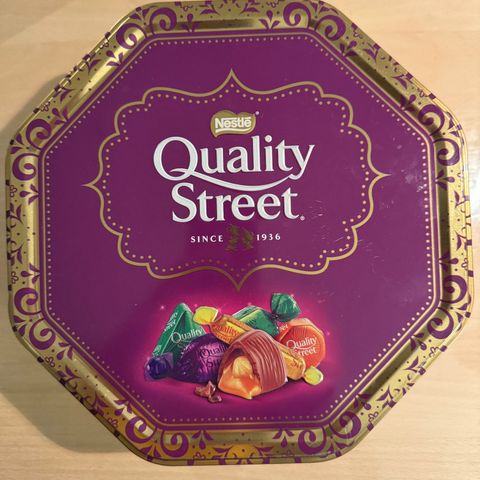 Stor Quality street Nestle metallboks