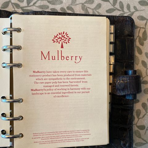 Mullberry filfax