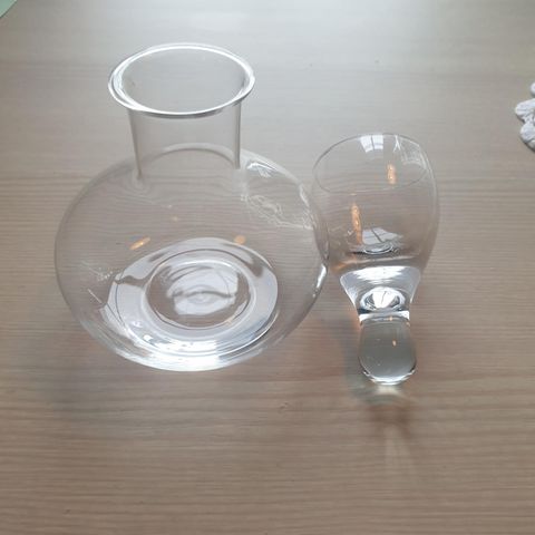 Gilde akevittglass fra Hadeland glass