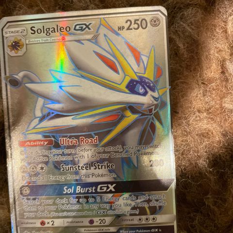 Solgaleo pokemon kort