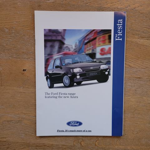 Brosjyre Ford Fiesta 1996 (juni 1995)