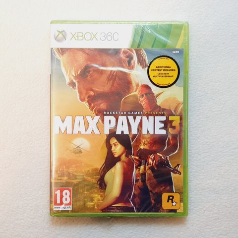 Max Payne 3 | Forseglet | Xbox 360