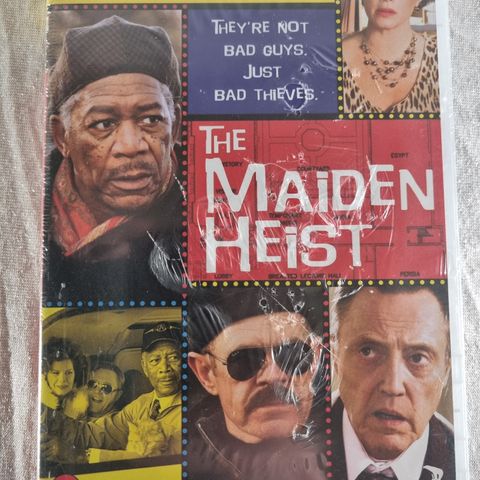 The Maiden Heist DVD ny forseglet norsk tekst