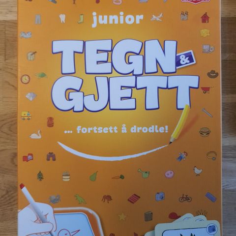 Brettspill-tegn gjett, junior