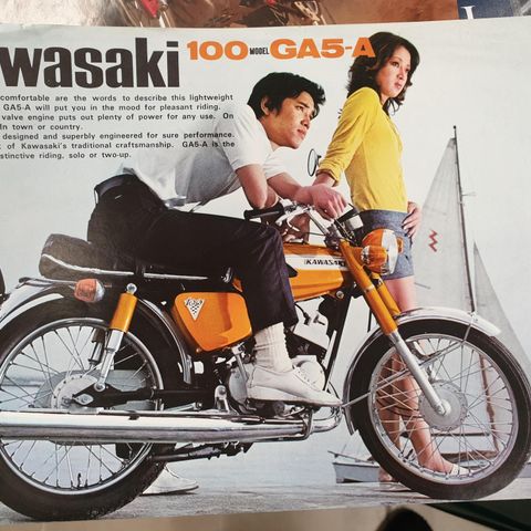 Kawasaki 100 GA5 - A Brosjyre