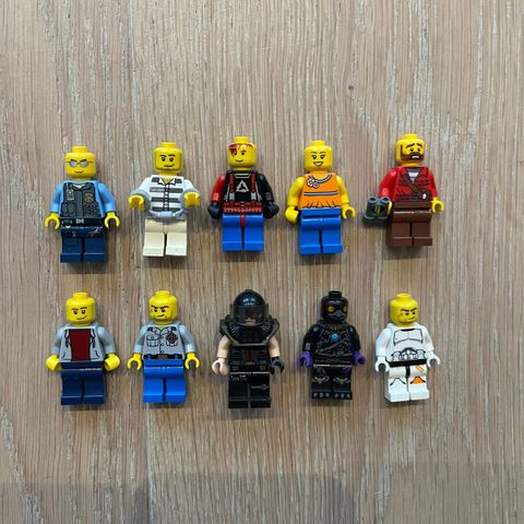 10 legofigurer