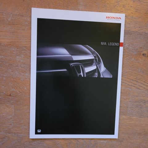 Brosjyre Honda Legend 2008