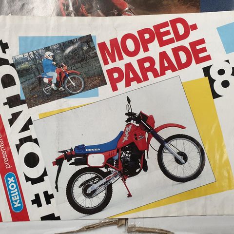 Honda 1987 moped parade norsk brosjyre