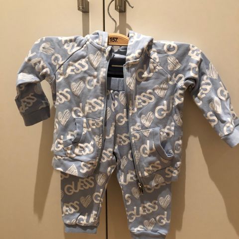 Guess baby sweat jacket and pants 12m