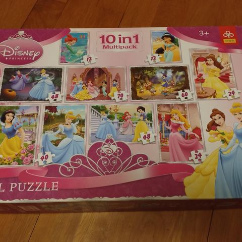 Disney prinsesser puslespill 10stk