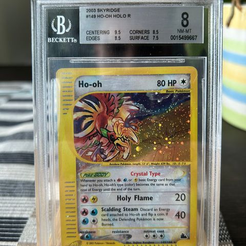 Ho-oh Skyridge 149/144 | High End Beckett 8!