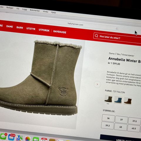 Ubrukte, nye vintersko ("uggs") fra Helly Hansen str 37 superbillig!