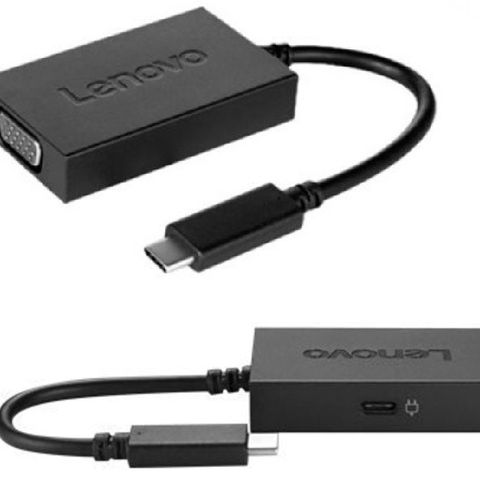 Lenovo USB-C to VGA Adapter with Power Pass-through