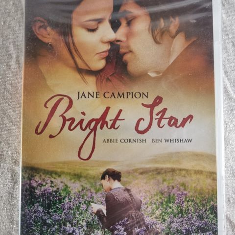 Bright Star DVD ny forseglet norsk tekst