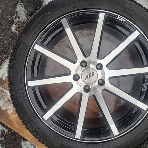 AEZ Straight 19" med vinterdekk. 5x112