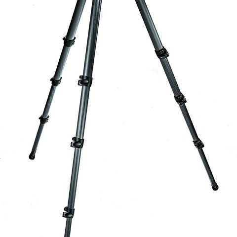 Manfrotto 536 karbon fiber tripod foto/video stativ med bag og niveleringskule