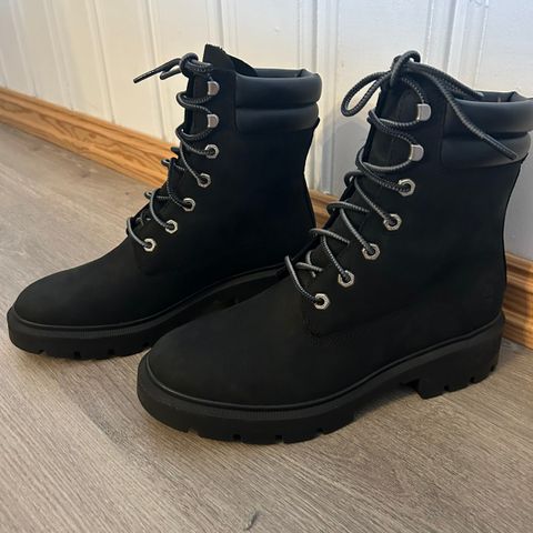 Timberland Cortina Valley snørestøvletter str 40, farge svart,skinn