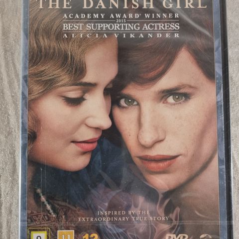 The Danish Girl DVD ny forseglet norsk tekst