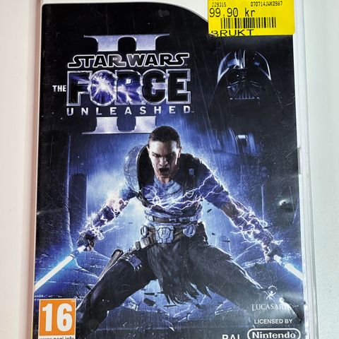 Force Unleashed 2 Wii