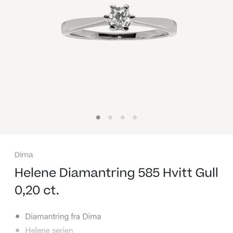 Diamantring ,Ord.pris 13499,-✨️💍💎