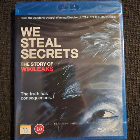 We Steal Secrets Blu-ray Ny i plast