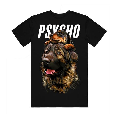 Psycho Leo+Khabib Black Tee (L)