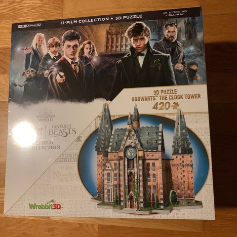 Harry Potter 1-8 + Fabeldyr 1-3 - Hogwart’s Clock Tower Puzzle Edition